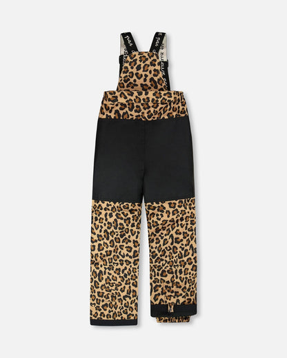 Two-Piece Play Snowsuit Beige Leopard-4