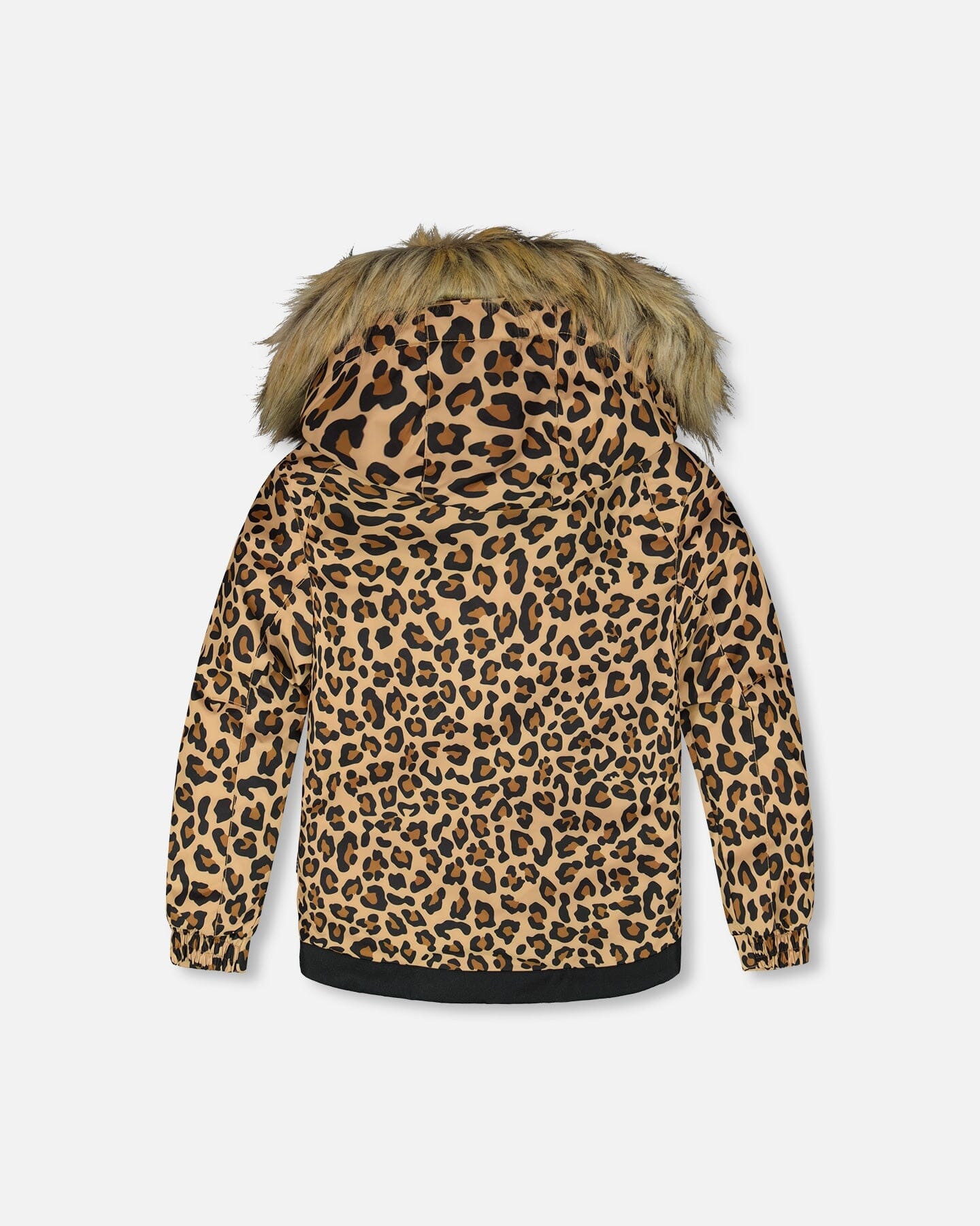 Two-Piece Play Snowsuit With Animal Print Jacket Black-3