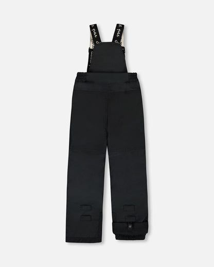 Two-Piece Play Snowsuit With Animal Print Jacket Black-4