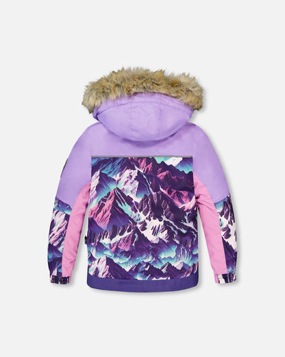 Two-Piece Play Snowsuit Dark Purple-3