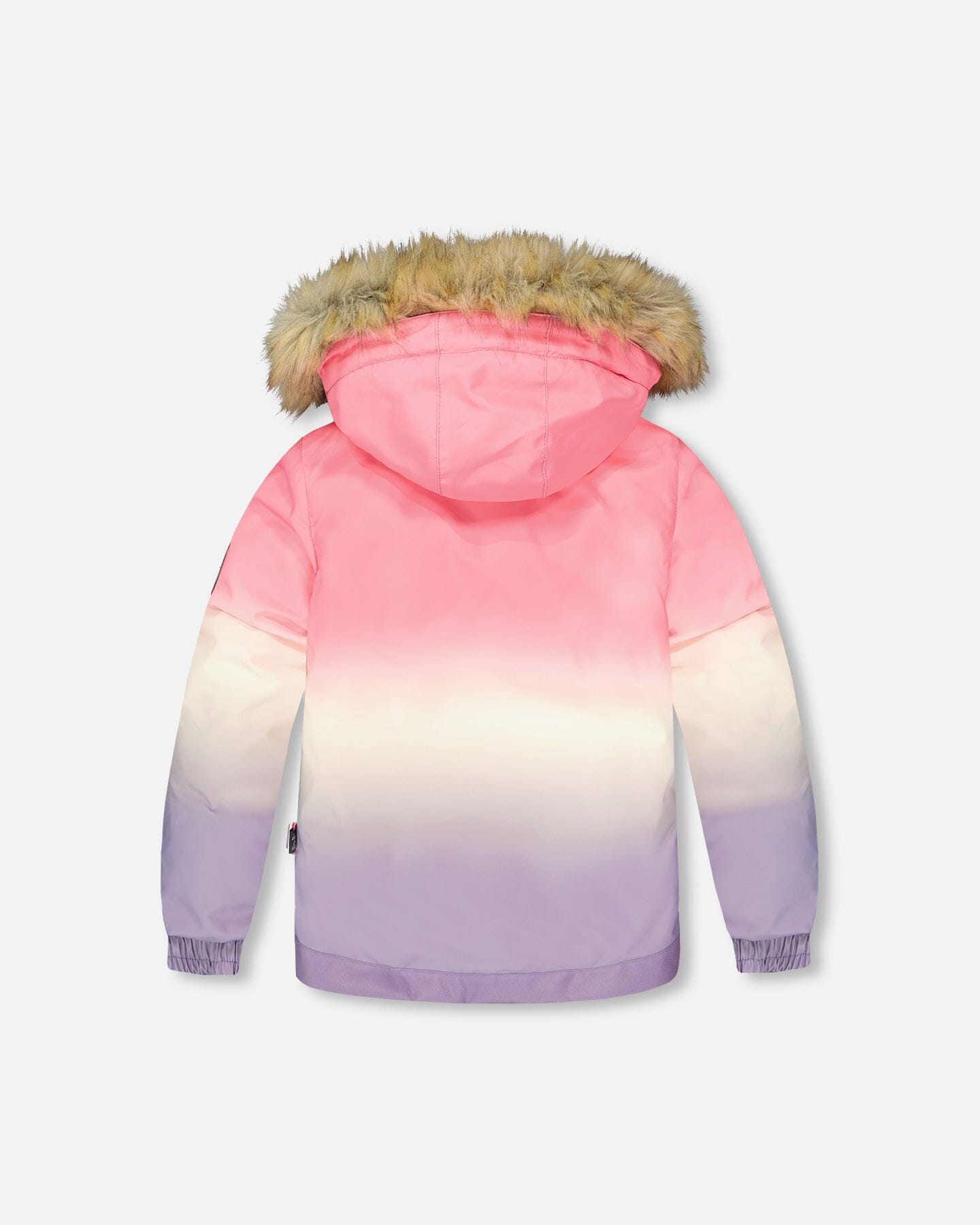 Two-Piece Play Snowsuit Black Retro Flower Print-3