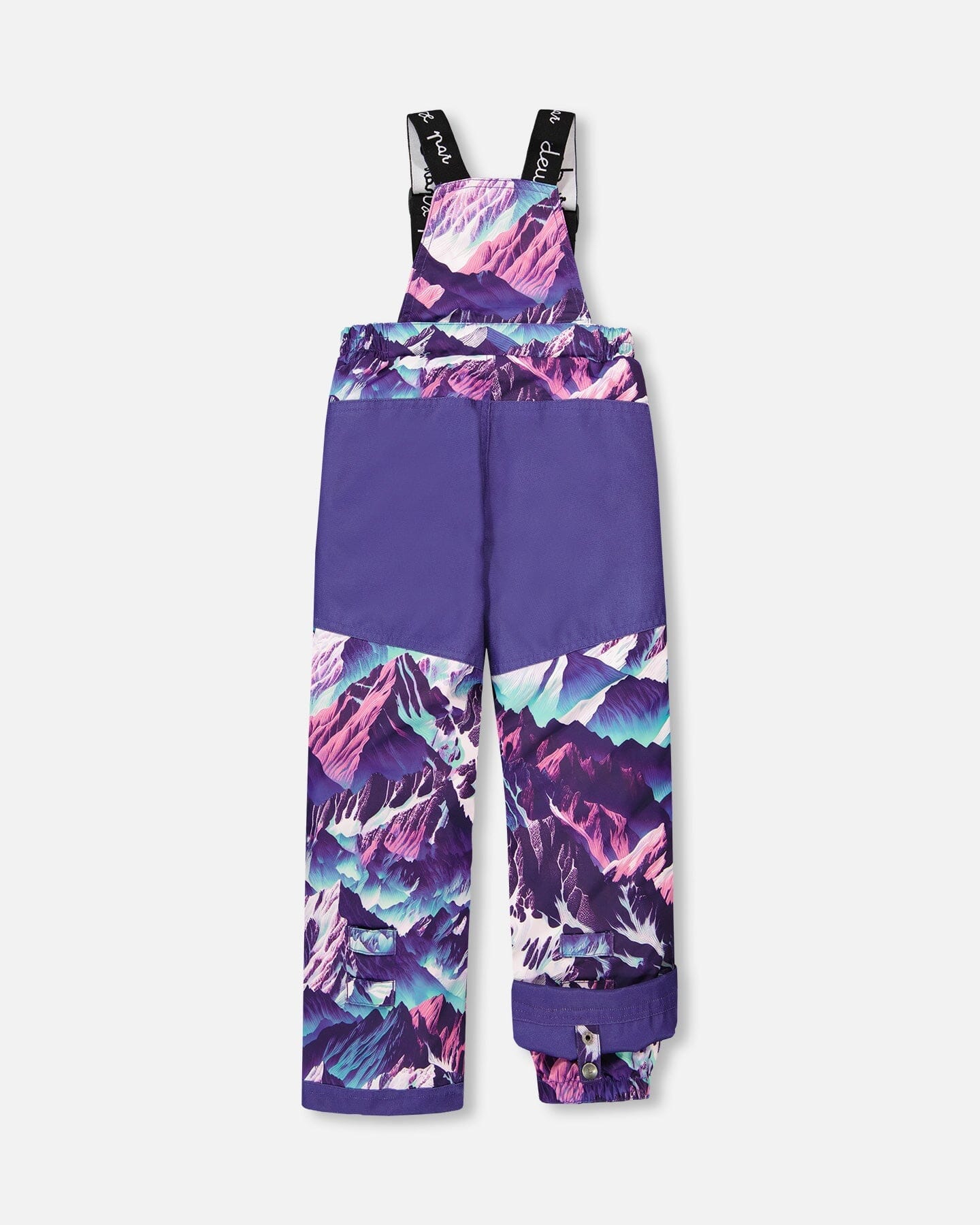Two-Piece Play Snowsuit Purple Mountain Print-4