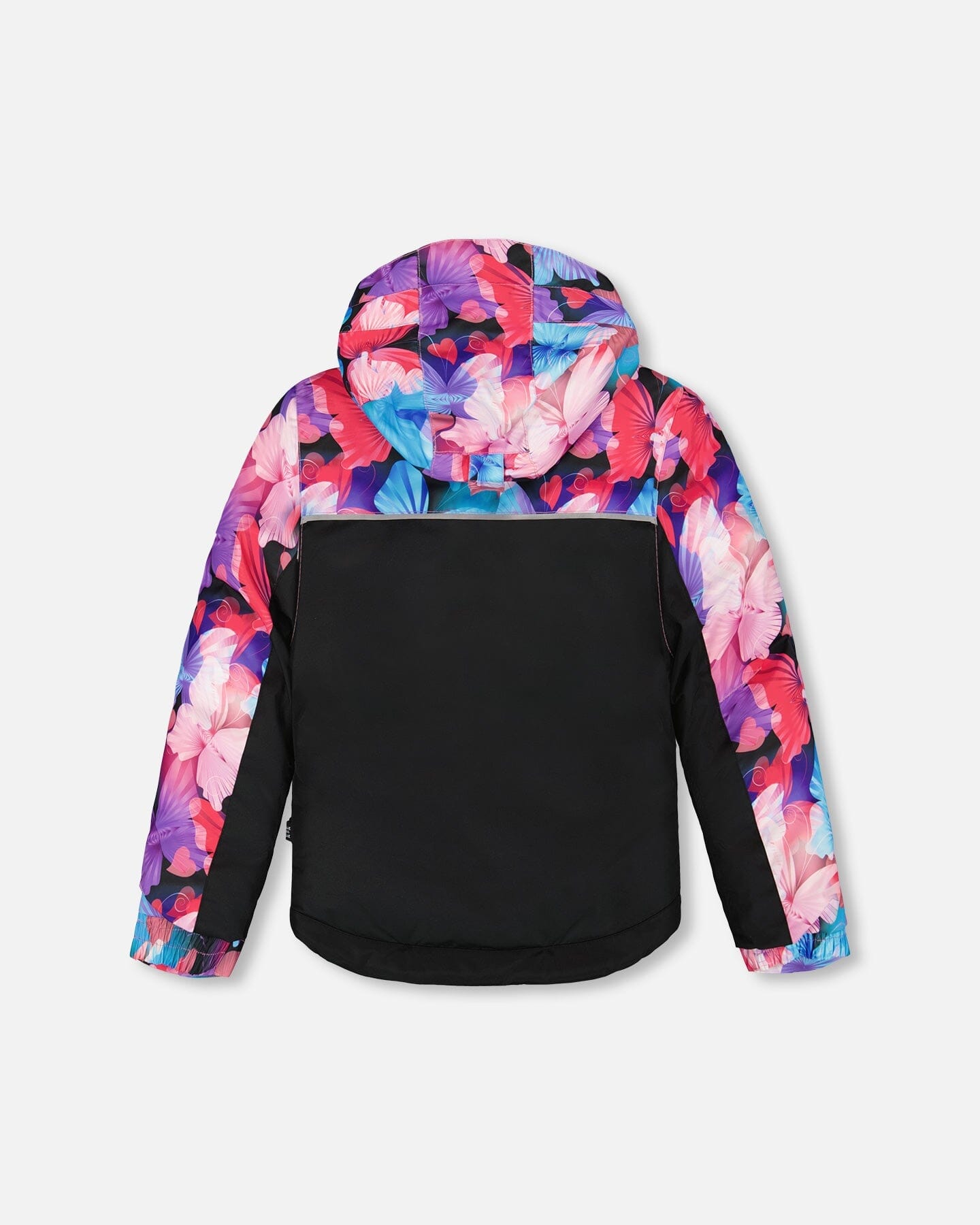 Two-Piece Play Snowsuit Black Butterfly Print-2