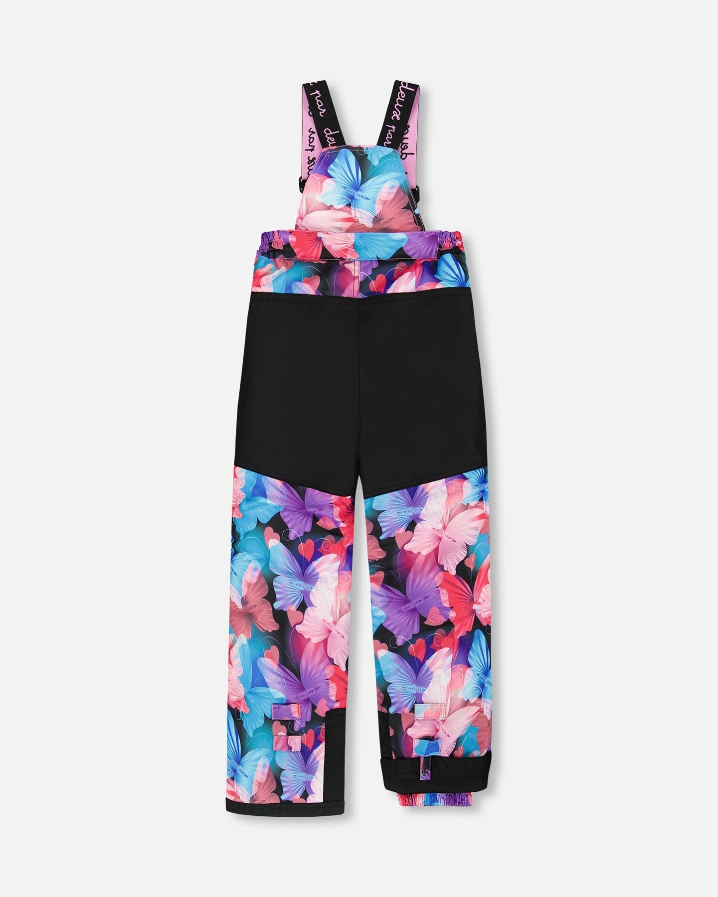 Two-Piece Play Snowsuit Black Butterfly Print-3