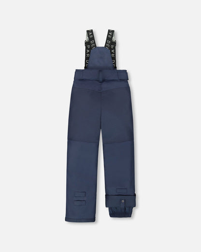 Solid Play Snow Pants Navy Blue-2