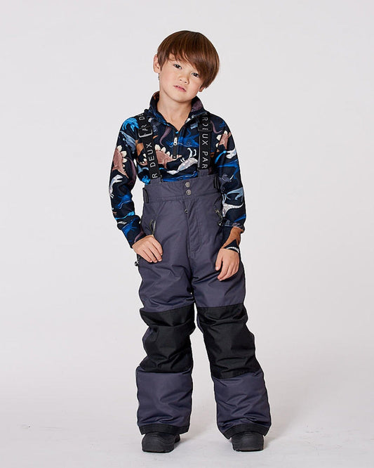 Solid Play Snow Pants Dark Gray-1
