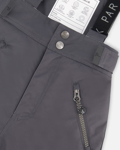 Solid Play Snow Pants Dark Gray-3