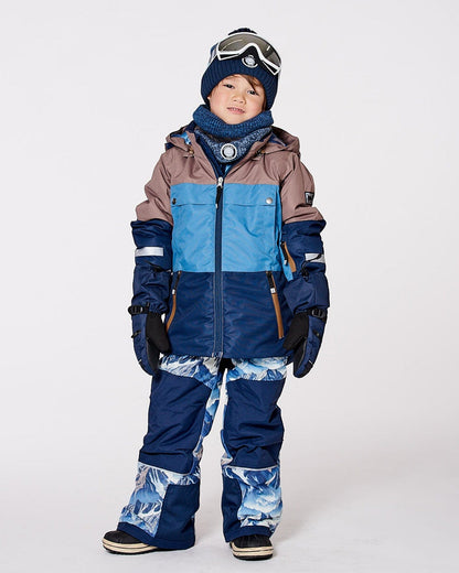 Two-Piece Teknik Snowsuit Blue Mountains-3