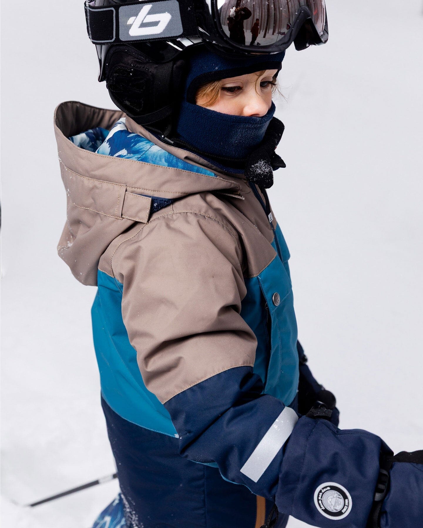 Two-Piece Teknik Snowsuit Blue Mountains-2