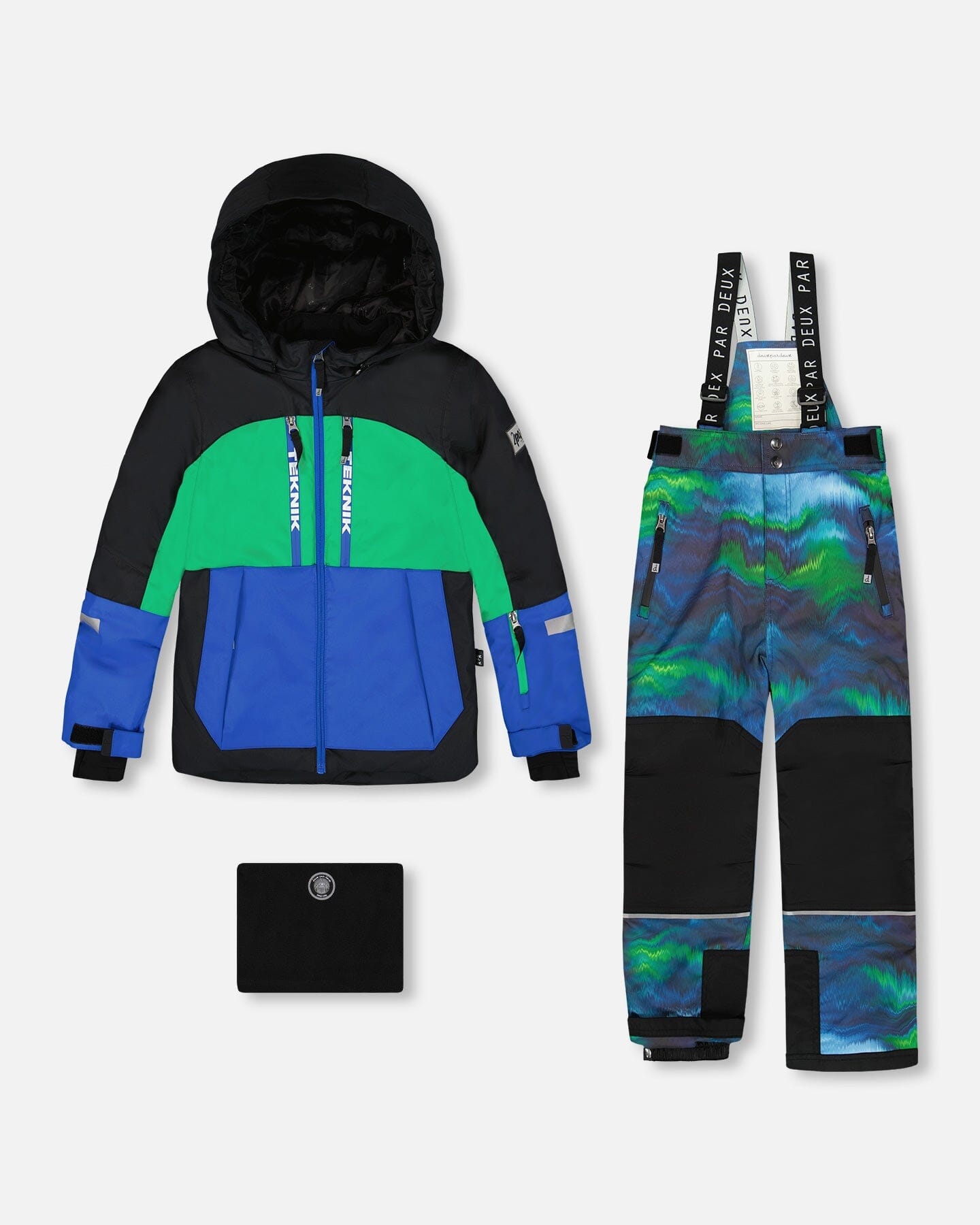 Two-Piece Teknik Snowsuit Aurora Borealis-0