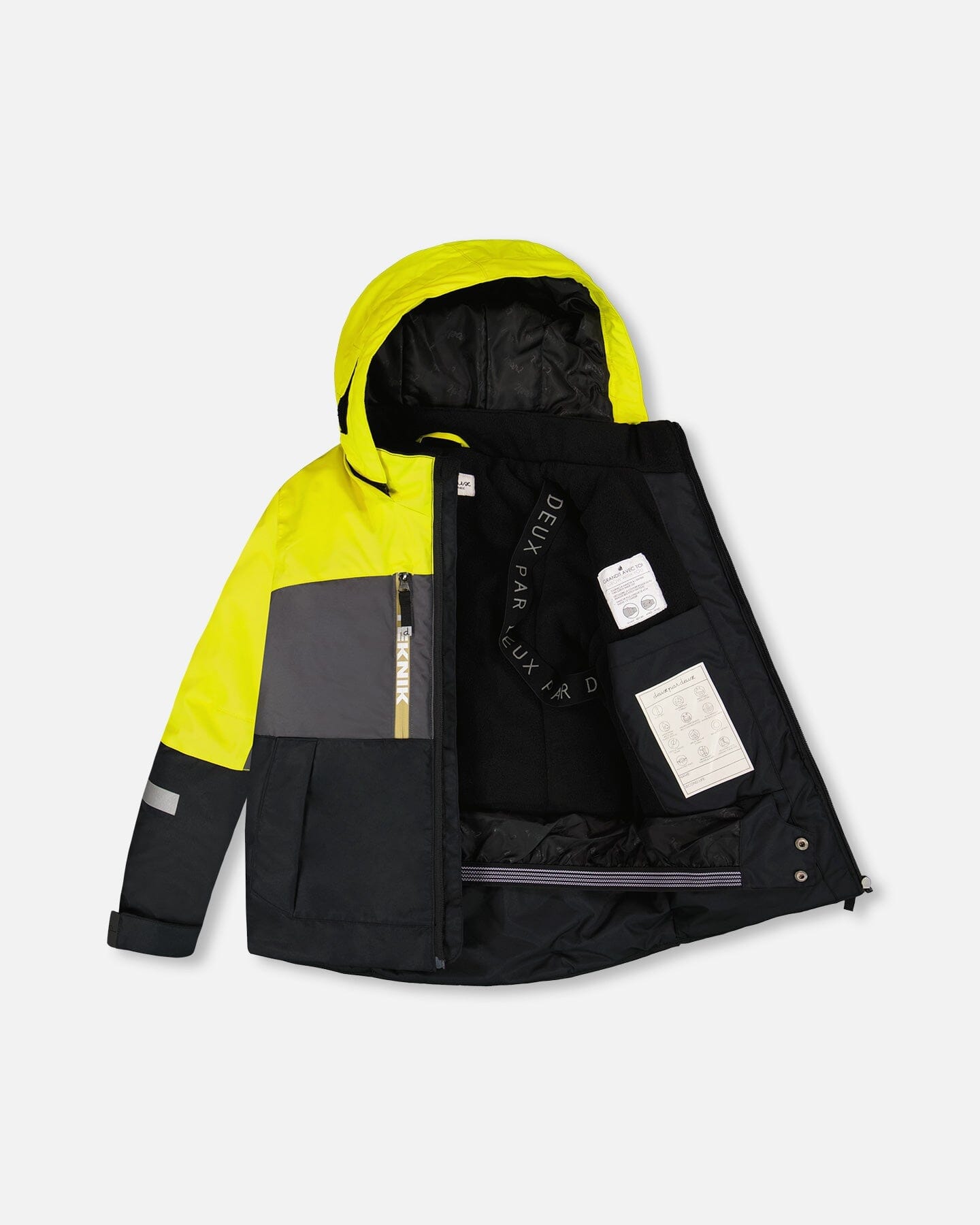 Two-Piece Teknik Snowsuit Colorblocked Light Khaki Green-2