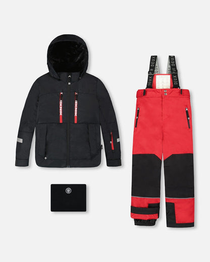 Two-Piece Teknik Snowsuit Red-0