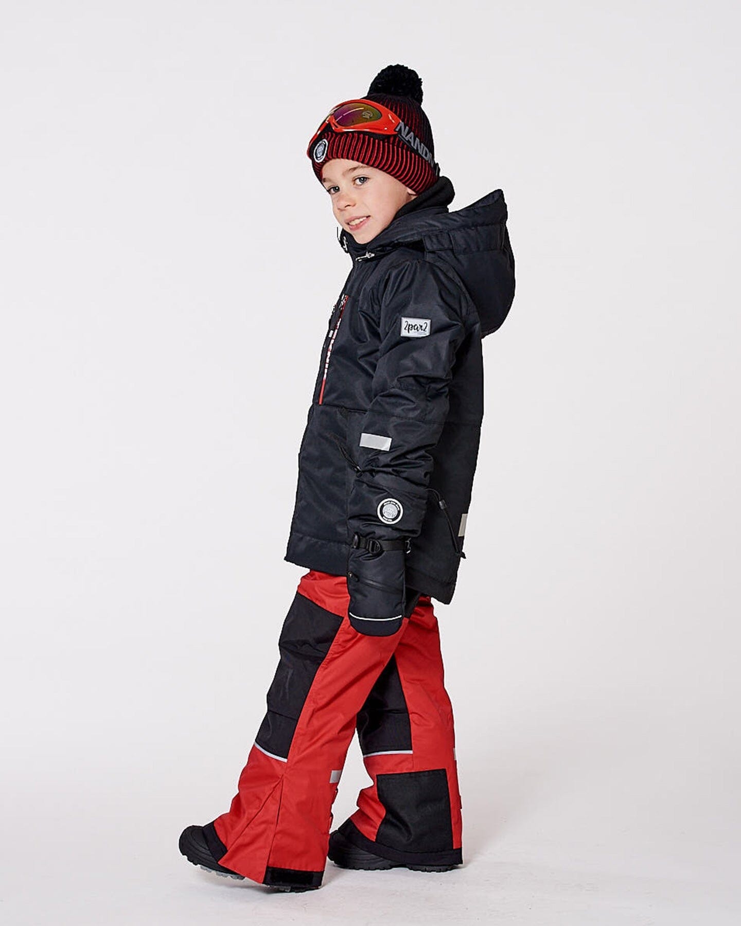 Two-Piece Teknik Snowsuit Red-1