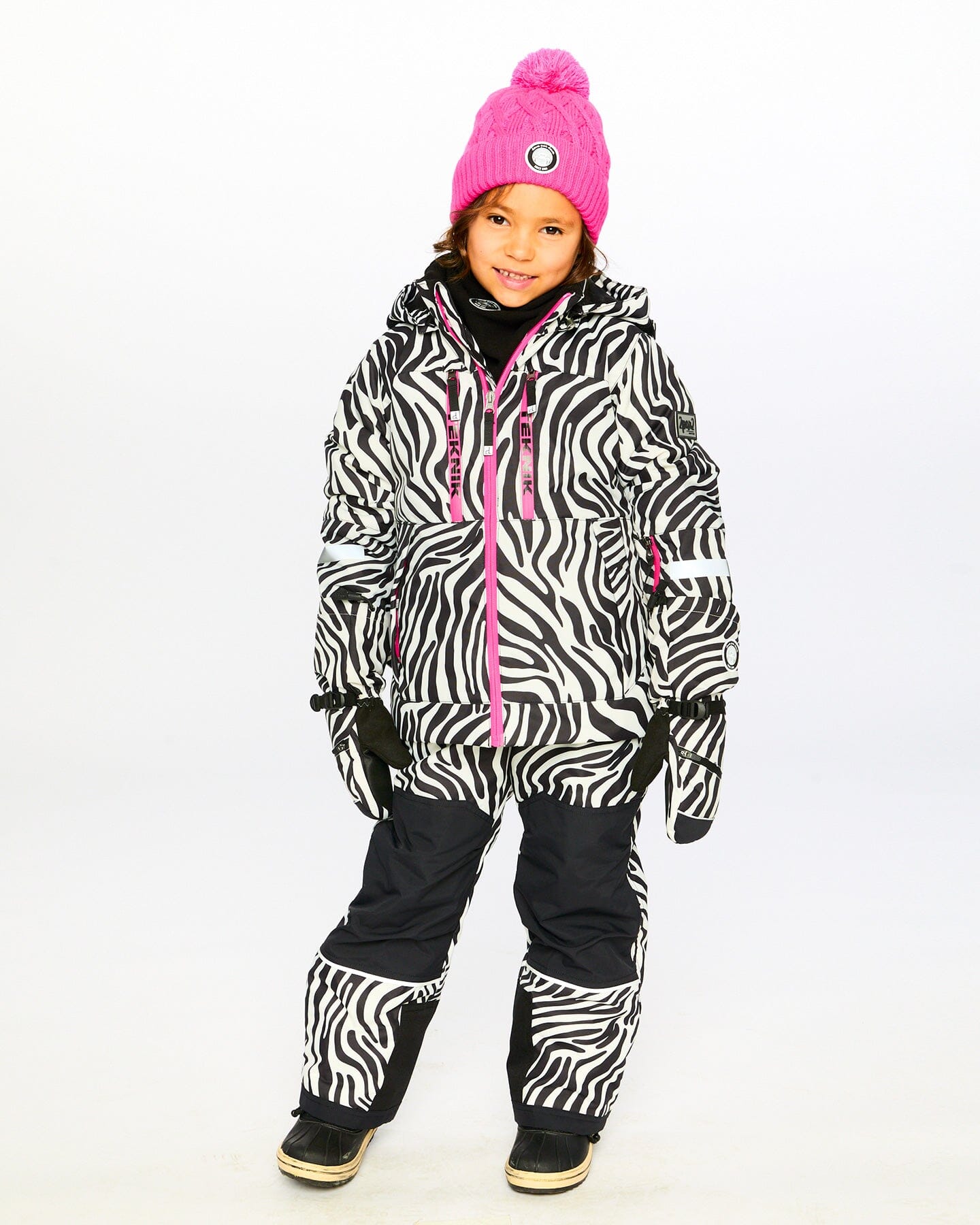 Two-Piece Teknik Snowsuit Zebra Print-1