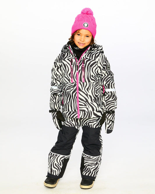 Two-Piece Teknik Snowsuit Zebra Print-1