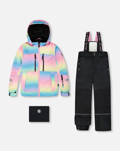 Two-Piece Teknik Snowsuit Rainbow Gradient-0