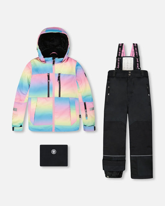 Two-Piece Teknik Snowsuit Rainbow Gradient-0