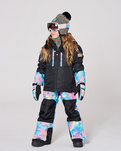 Two-Piece Teknik Snowsuit Rainbow Heart Print-3