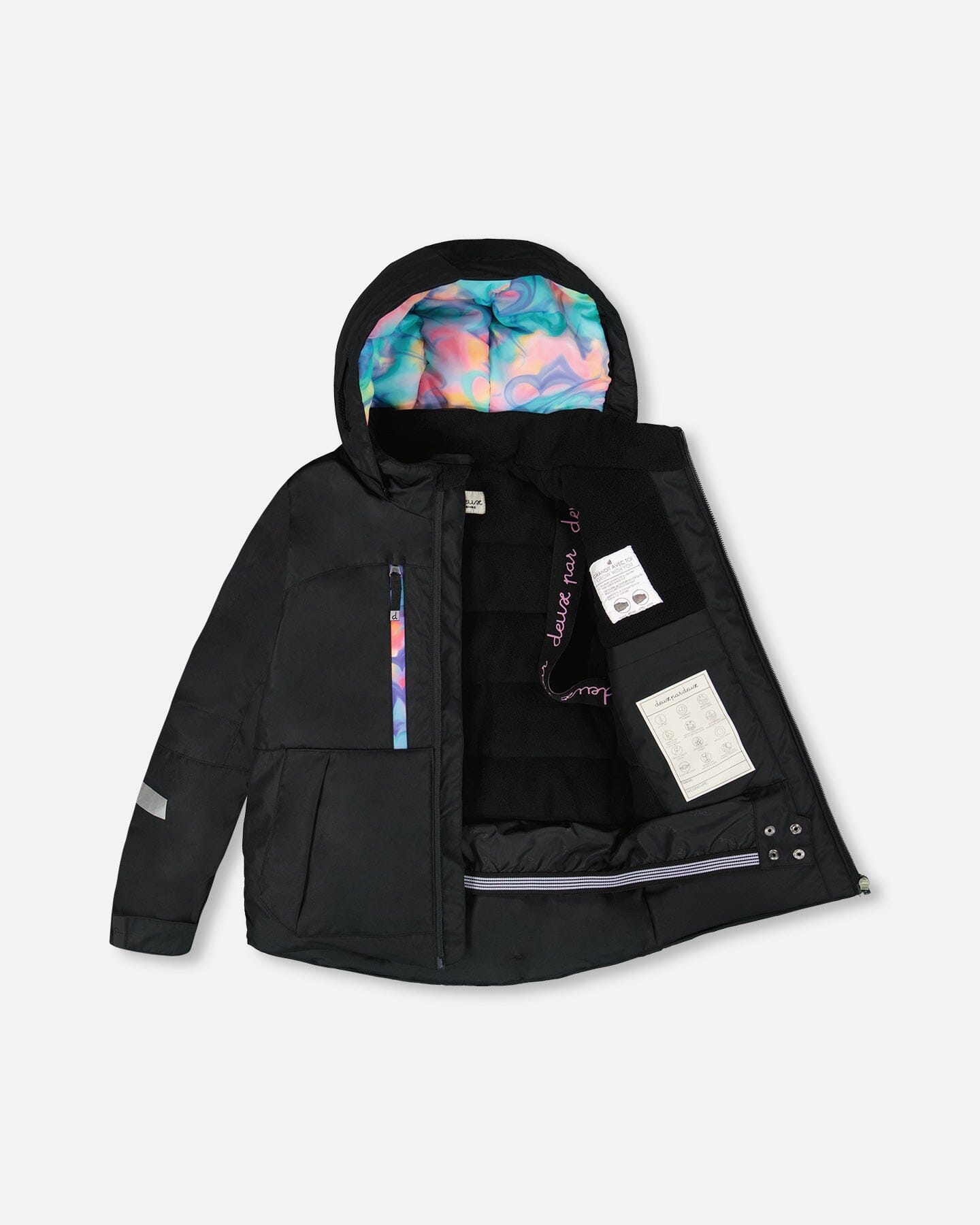 Two-Piece Teknik Snowsuit Rainbow Heart Print-4