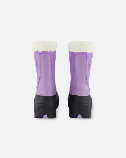 Winter Boots Lavender With Removable Liner-3