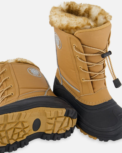 Winter Boots Brown Sugar With Removable Liner-3