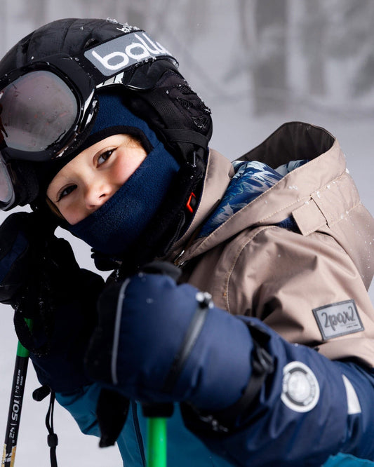 Polar Fleece Balaclava Navy Blue-1