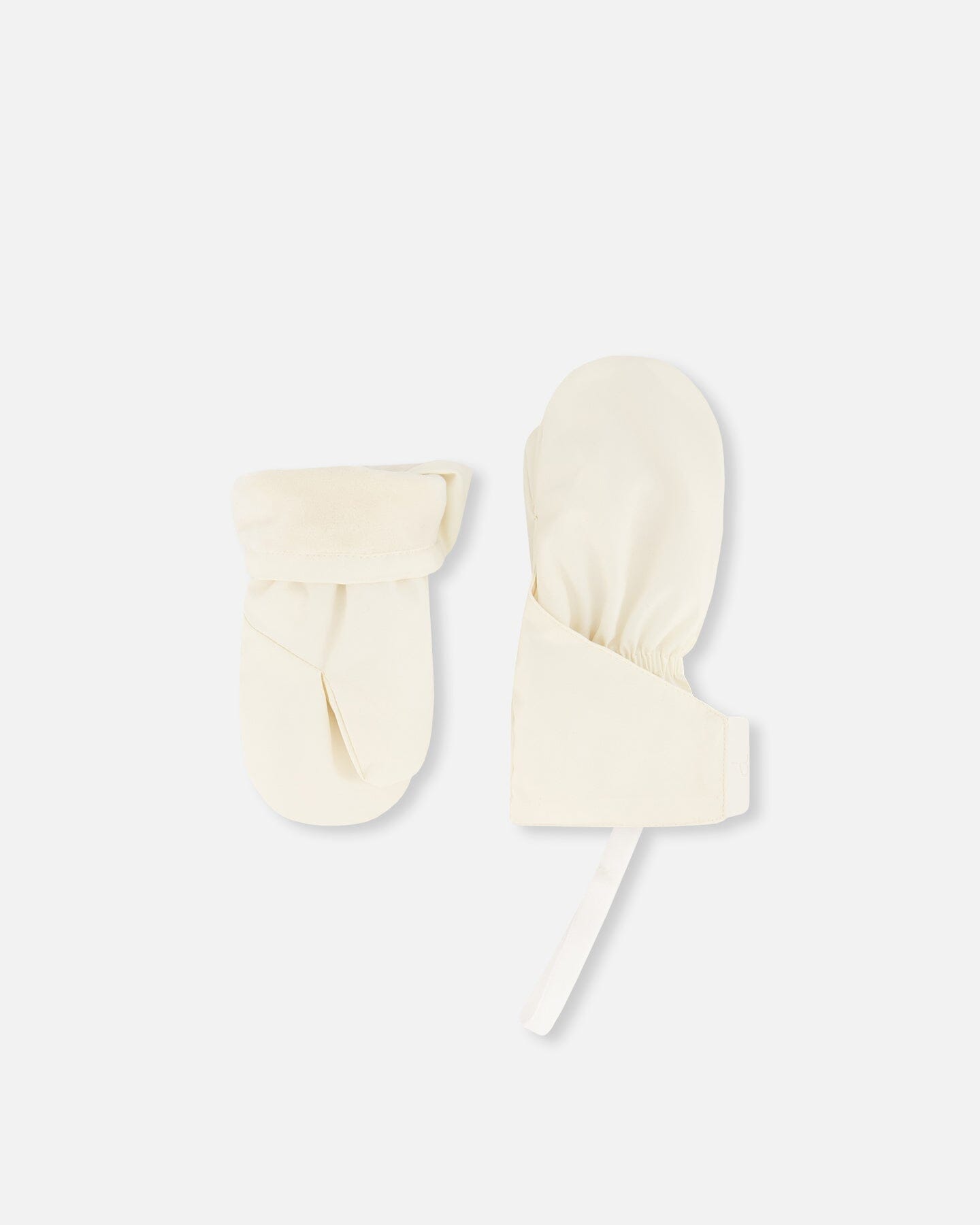 Lined Baby Mittens White Asparagus-0