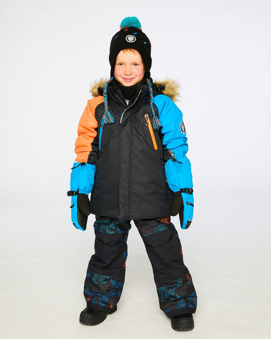 Winter Mittens Teknik Blue-1