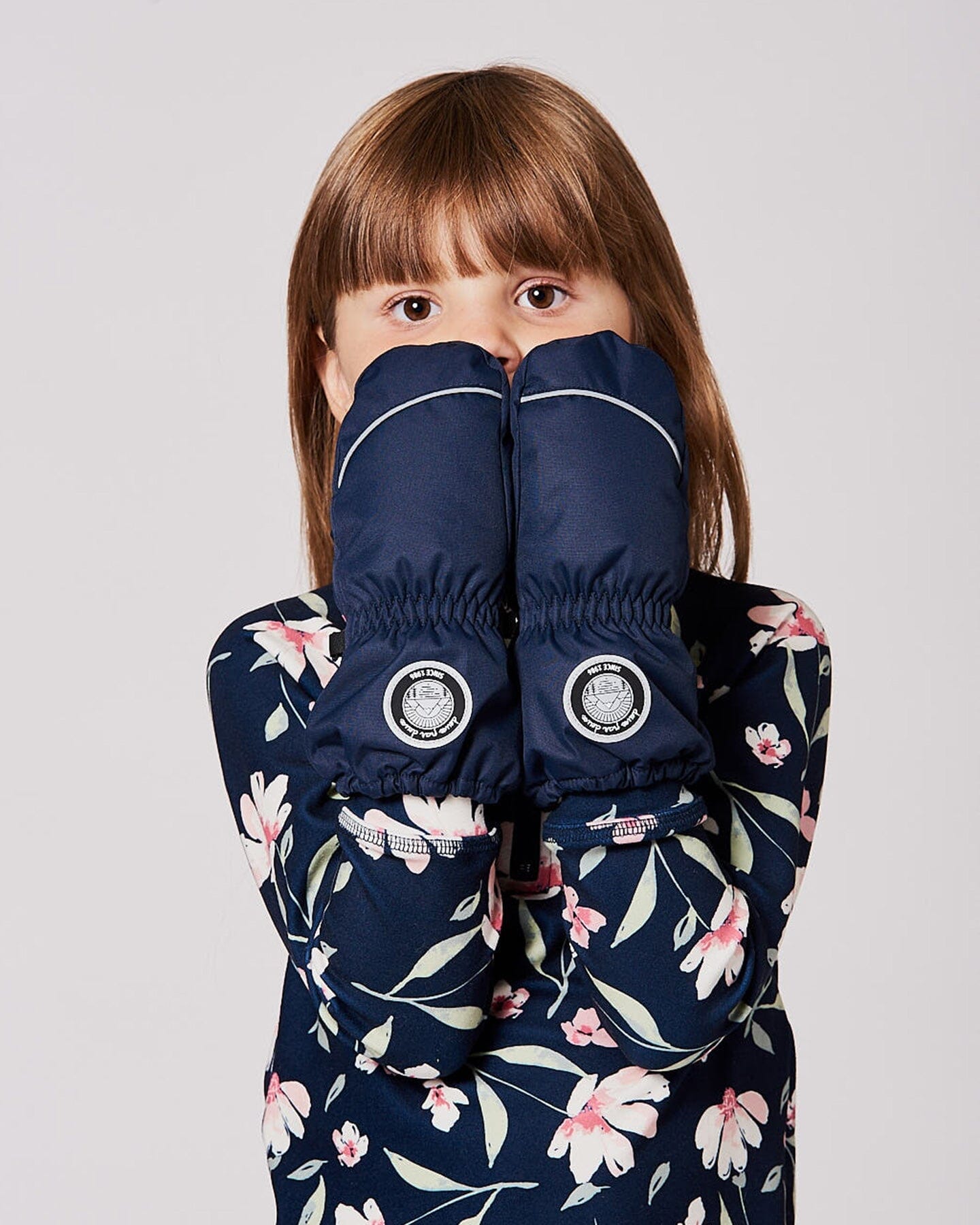 Winter Mittens Play Navy Blue-2