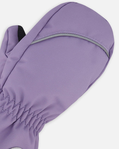 Winter Mittens Play Purple Gray-2