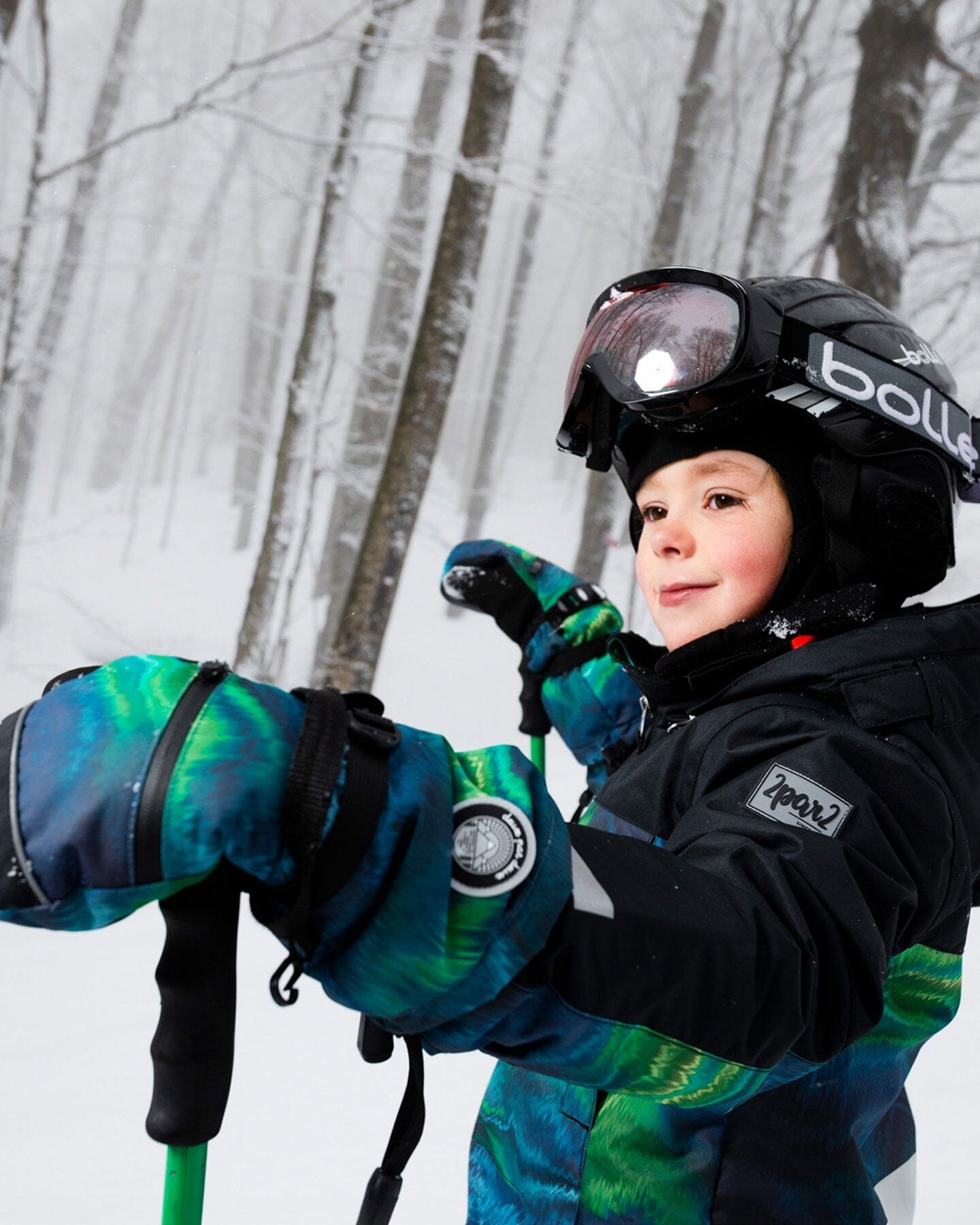 Winter Mittens Teknik Aurora Borealis-1