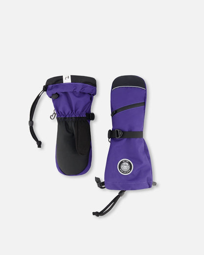 Winter Mittens Teknik Dark Purple-0