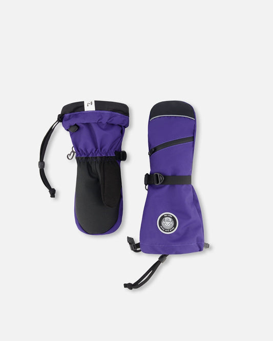 Winter Mittens Teknik Dark Purple-0