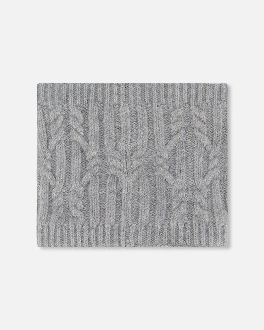 Lined Winter Neckwarmer Heather Gray-1