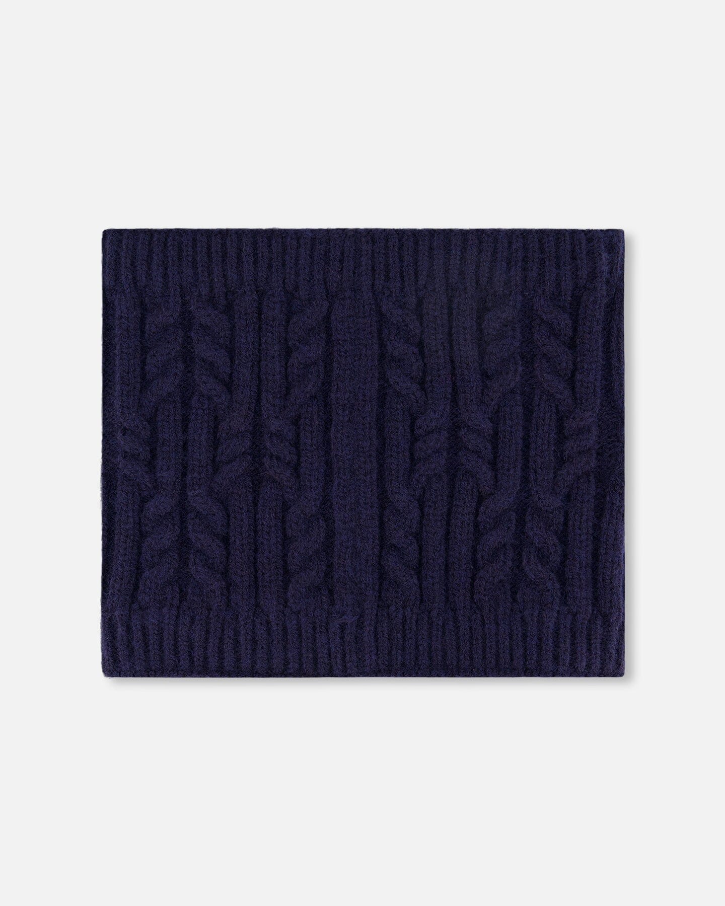 Lined Winter Neckwarmer Navy Blue-2