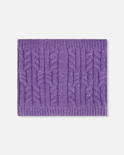 Lined Winter Neckwarmer Lavender-2
