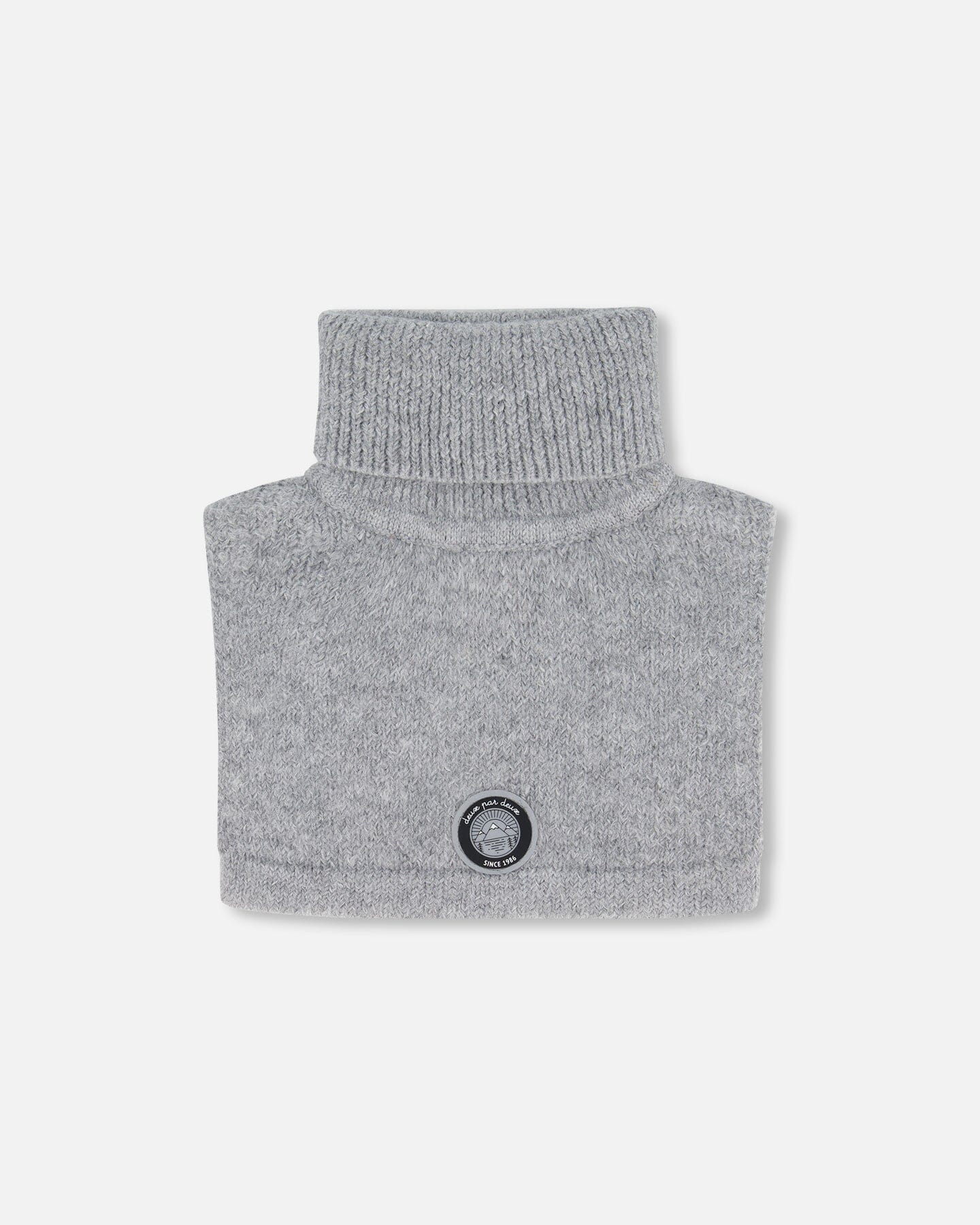 Turtleneck Neckwarmer Heather Gray-0