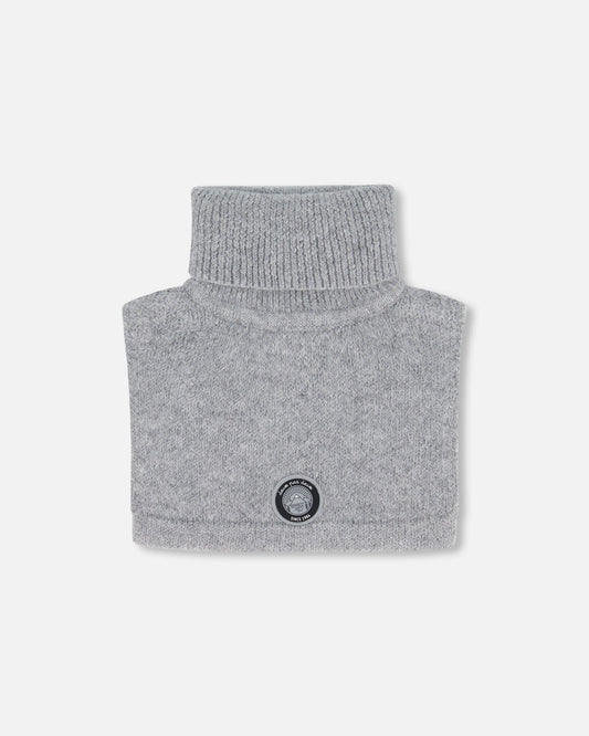 Turtleneck Neckwarmer Heather Gray-0