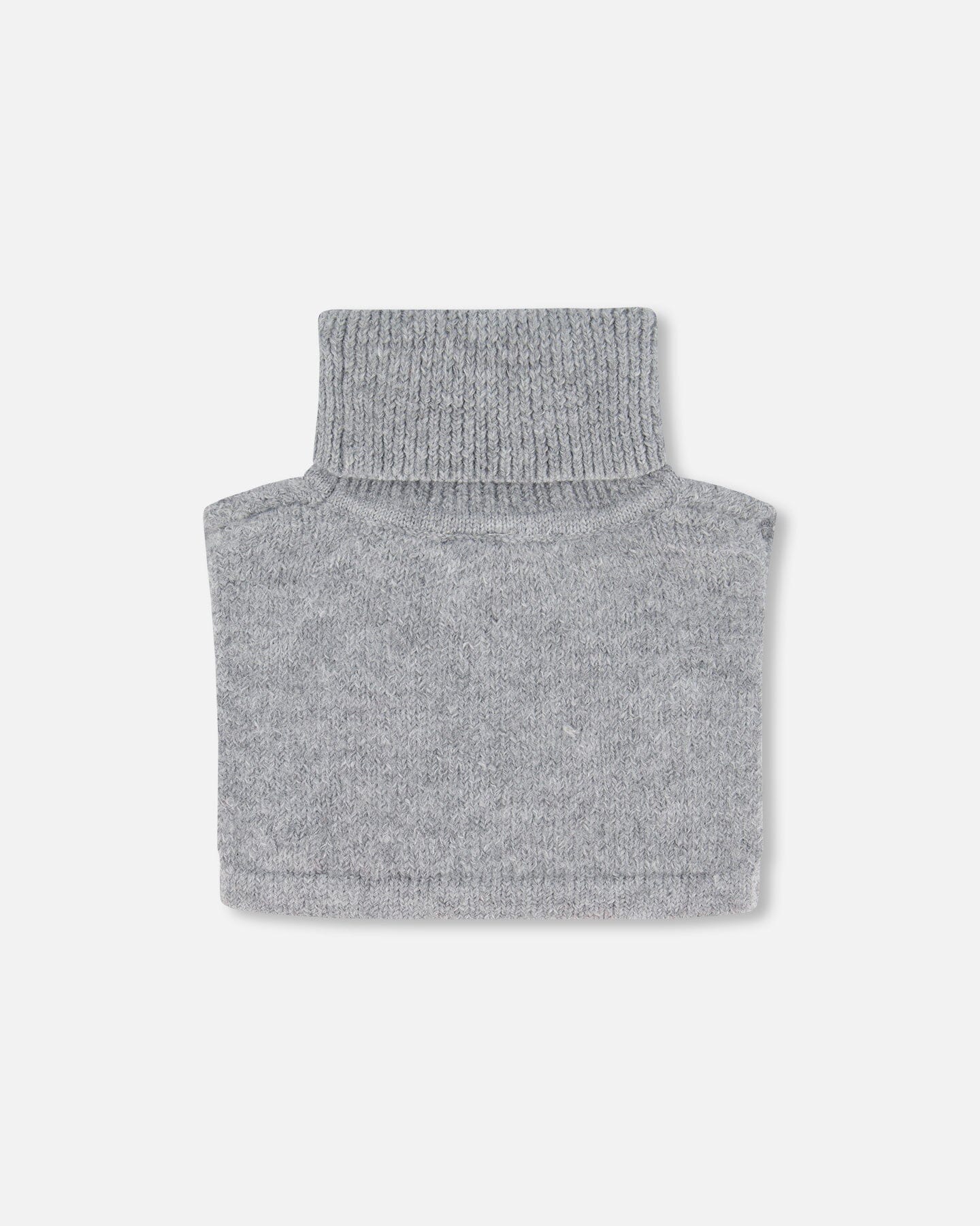 Turtleneck Neckwarmer Heather Gray-2