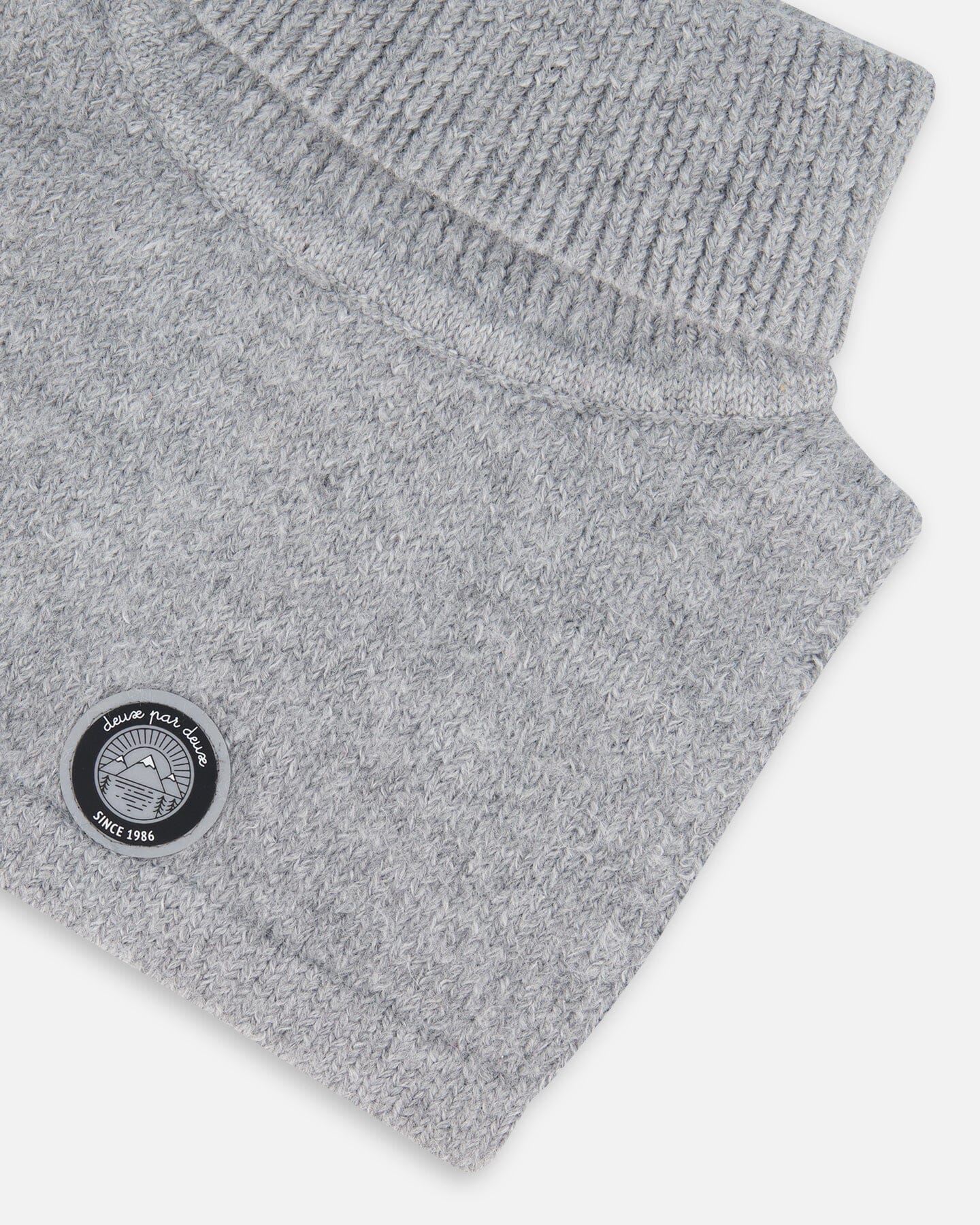 Turtleneck Neckwarmer Heather Gray-3