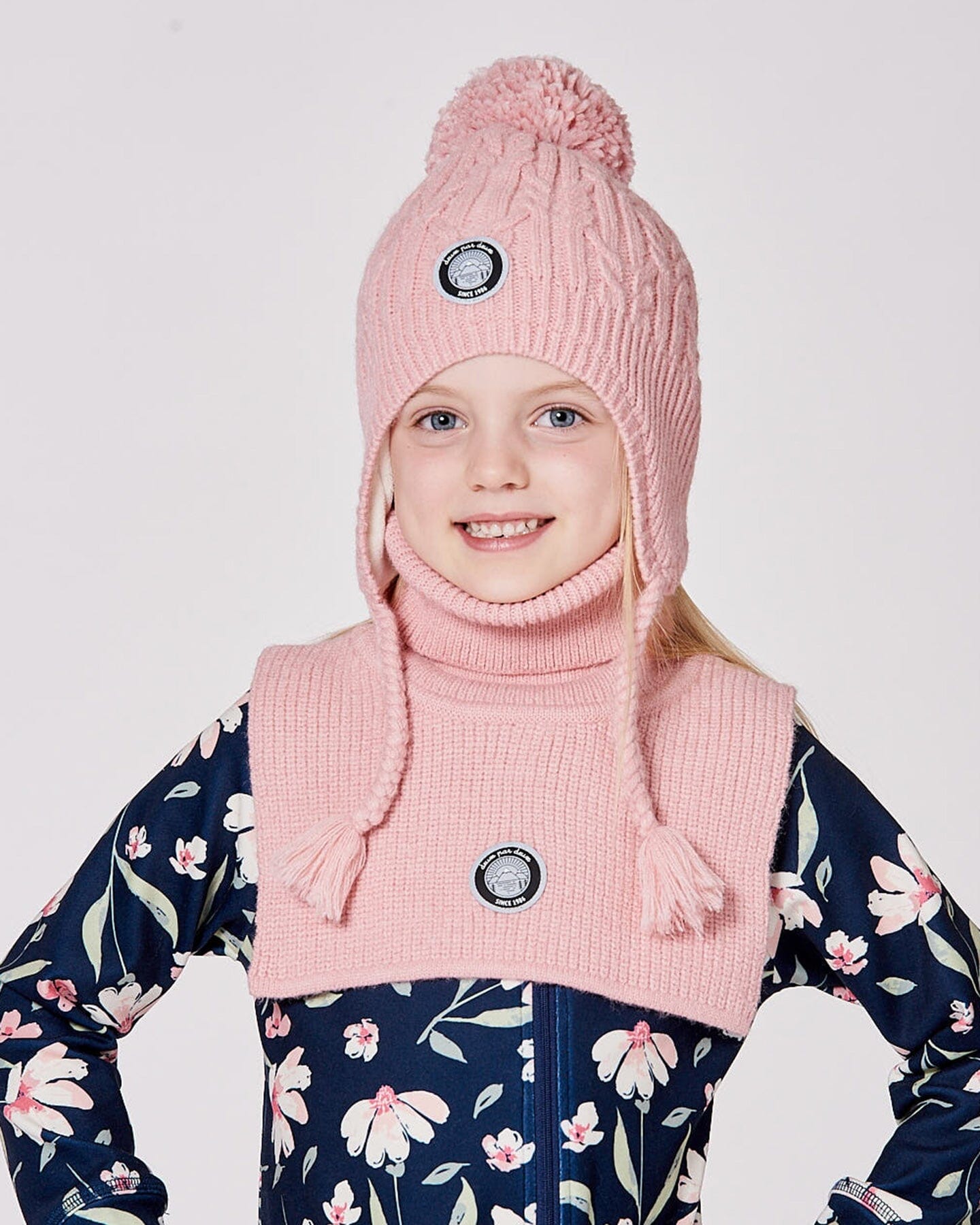 Turtleneck Neckwarmer Dusty Pink-1