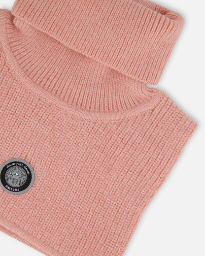 Turtleneck Neckwarmer Dusty Pink-3
