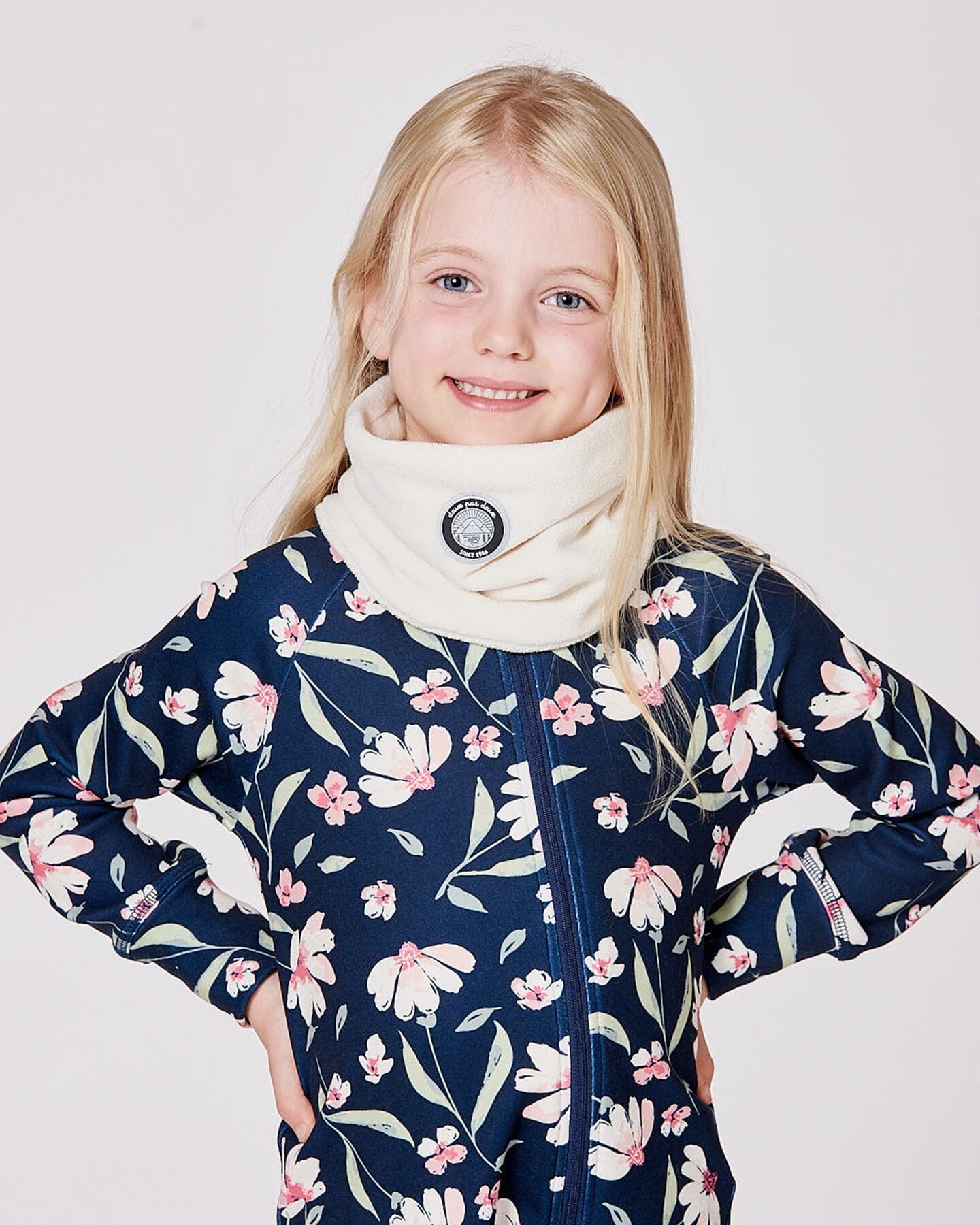 Polar Fleece Neckwarmer Off-White-1