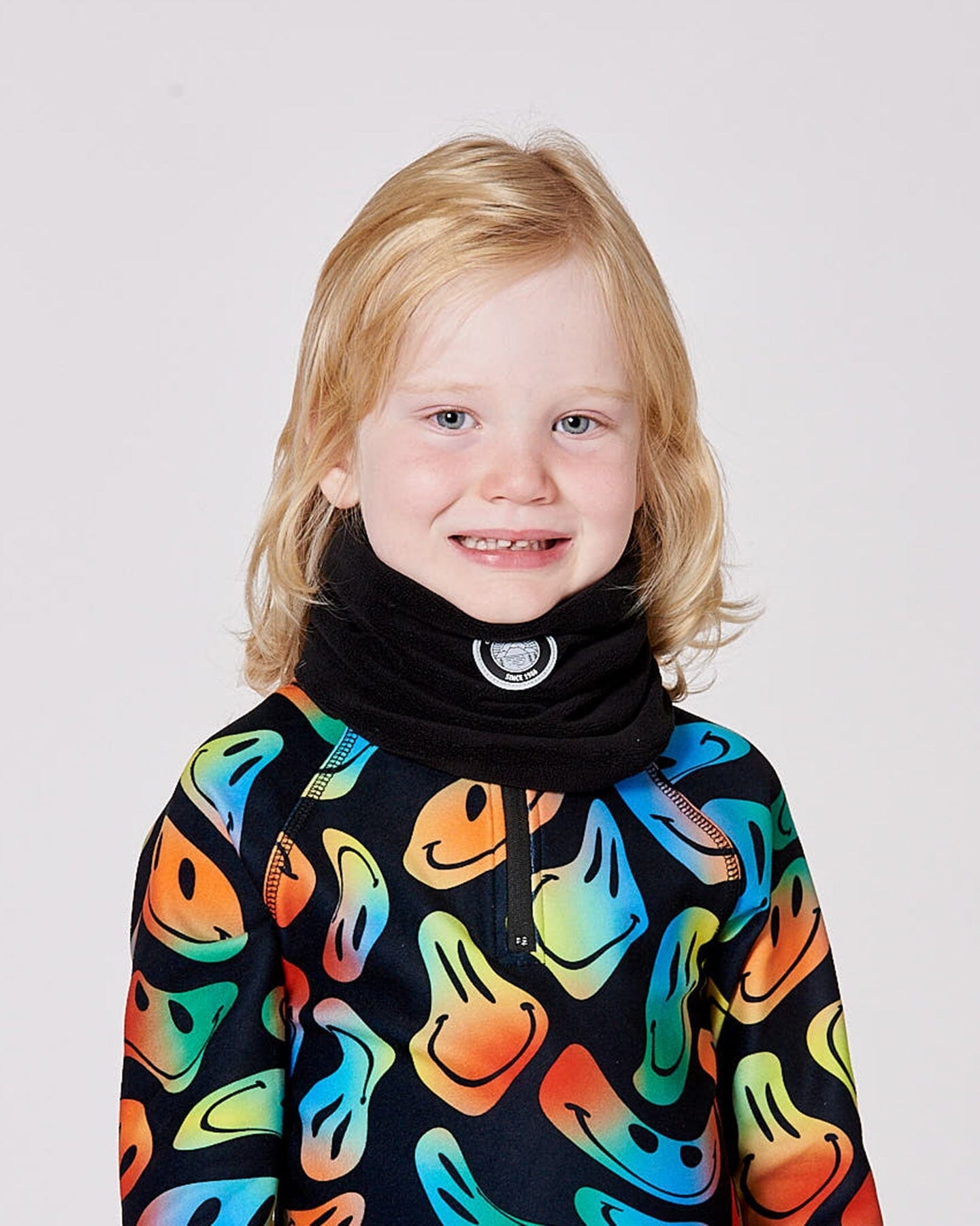 Polar Fleece Neckwarmer Black-1