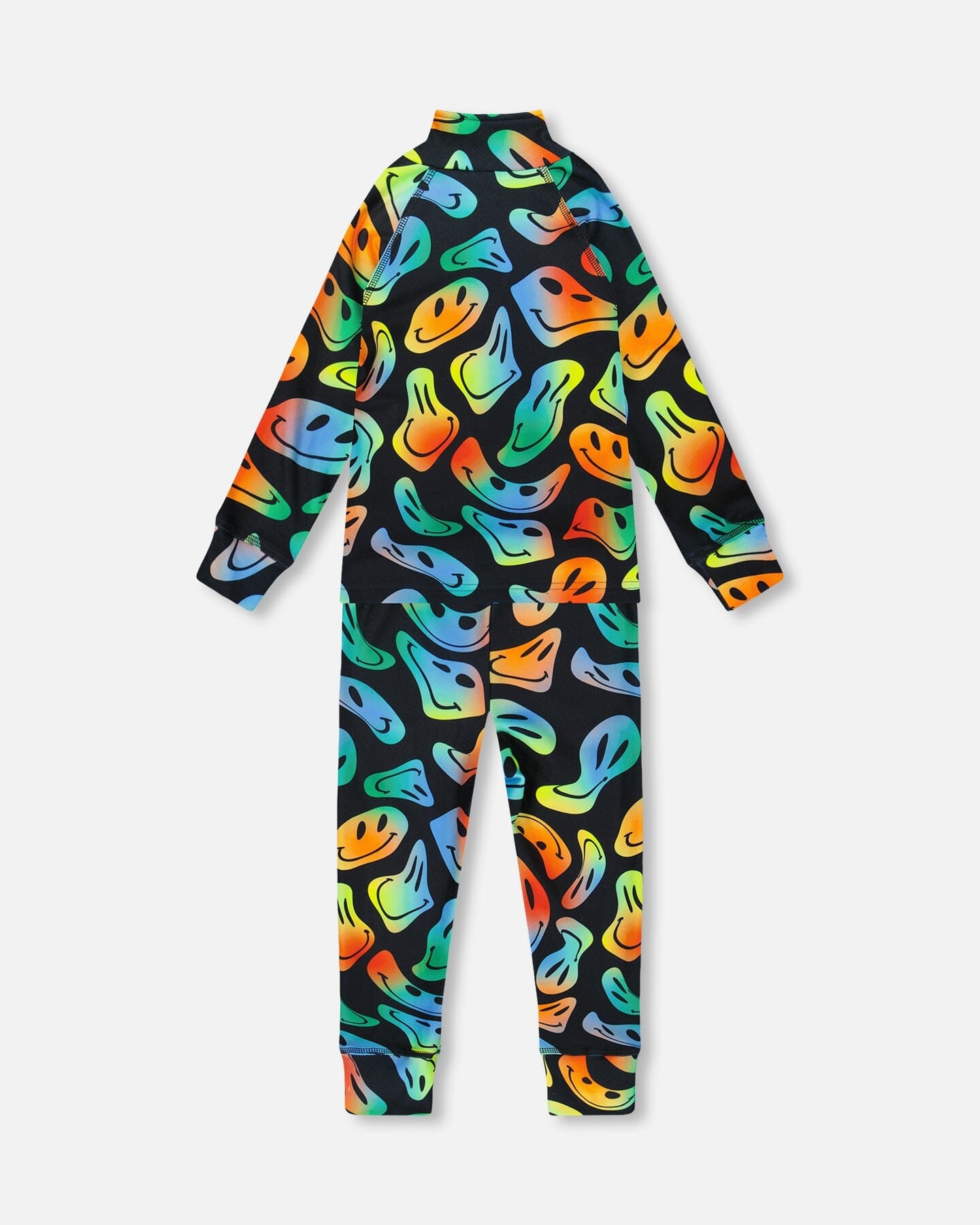 Two-Piece Thermal Underwear Set Smiley Face Boy-3