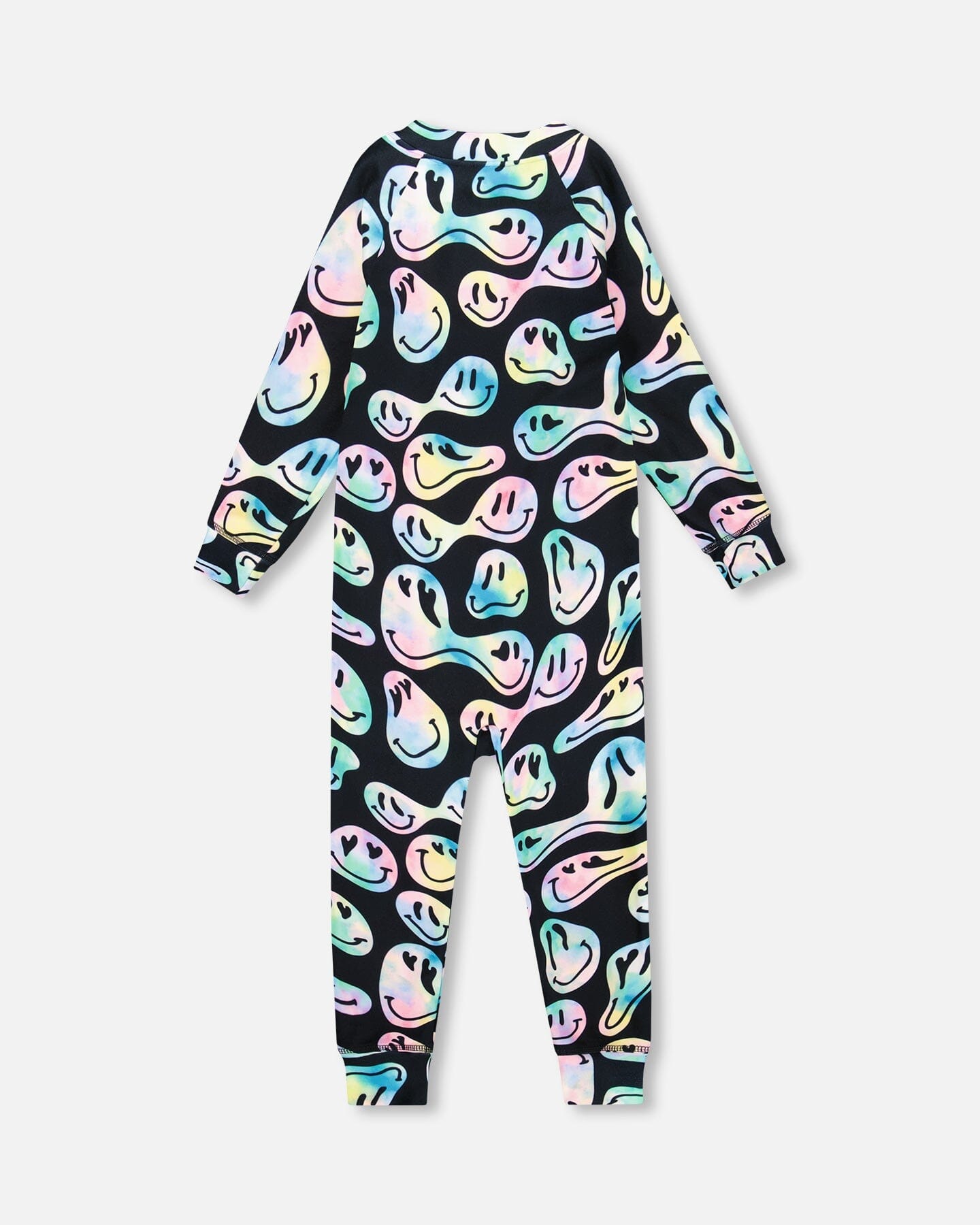 One-Piece Thermal Underwear Smiley Face Girl-2
