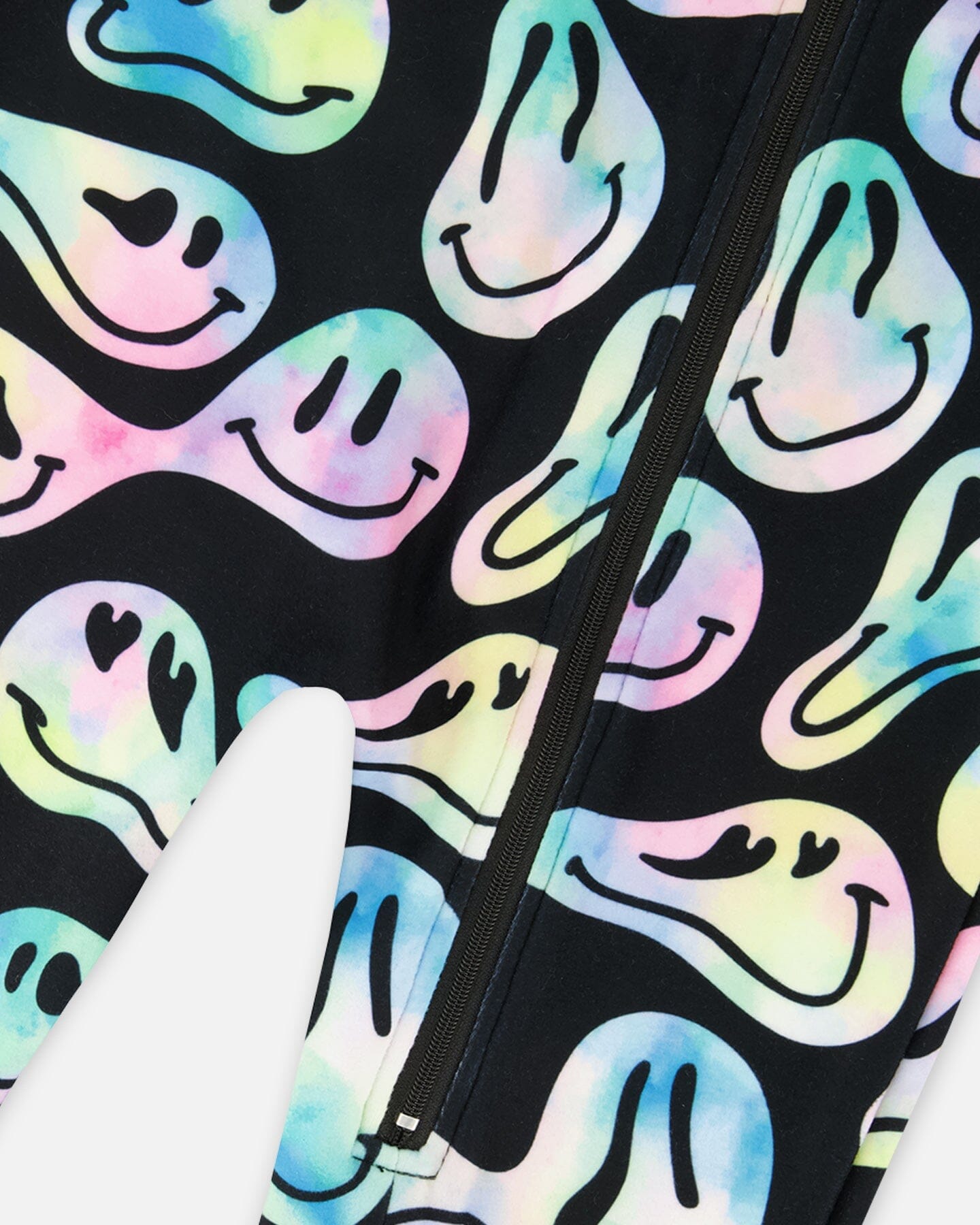 One-Piece Thermal Underwear Smiley Face Girl-3