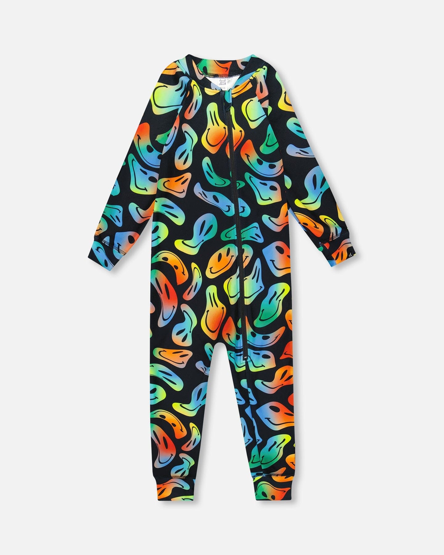 One-Piece Thermal Underwear Smiley Face Boy-0
