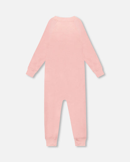 One-Piece Thermal Underwear Dusty Pink-2