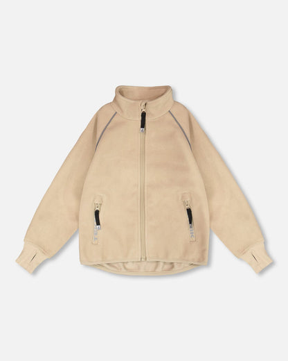 Mid-Layer Teknik Jacket Beige-0